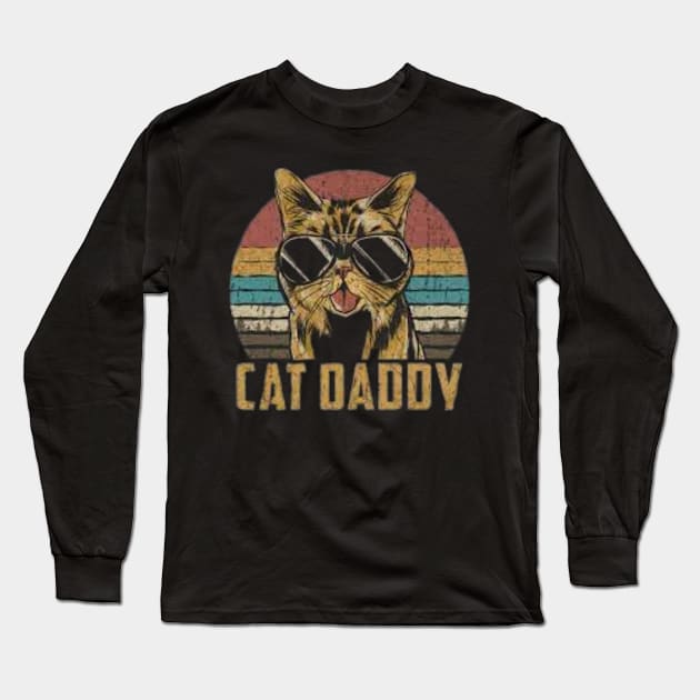 daddy cat Long Sleeve T-Shirt by one tap